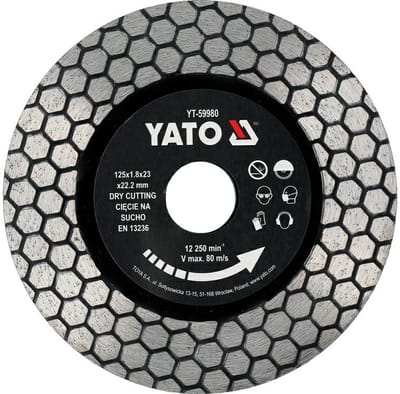 Yato - Diamantschijf - Gres en Graniet - 125mm