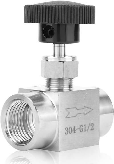 Dailygoody - Rechtse afsluiter - Perfecte afdichting - 1/2 inch - Voor water gas olie brandstof - Duurzaam en betrouwbaar