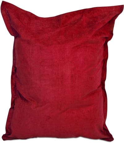 Lumaland - Luxe XXL zitzak - Beanbag van microvelours - Indoor - 380 Liter - 140 x 180 cm - Rood