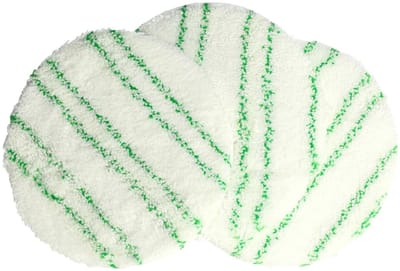 Polijstpads - Polijstschijven - Vloeren Polijsten - Wasbaar en Herbruikbaar - 3 Stuks 12.5 cm - Wit Groen