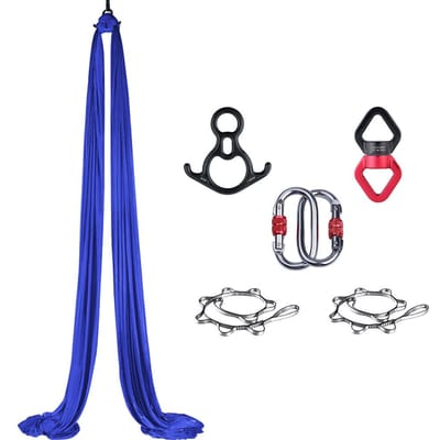Luchtacrobatiek Benodigdheden Stretch Zijde Lucht Yoga Hangmat Thuis Yoga Studio Antislip Satijn Nylon