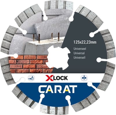Diamantzaag X-Lock Universeel 125X22,23mm - CUXLOCK125