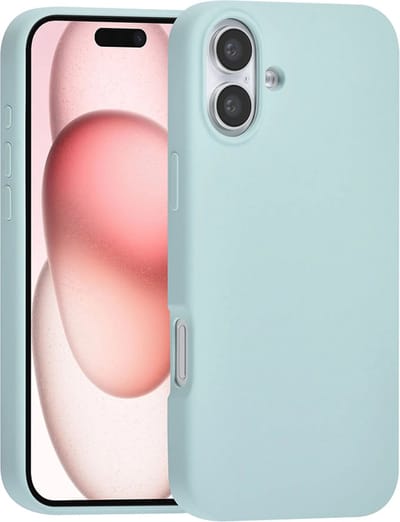TUNIQ telefoonhoesje voor Apple iPhone 16 Plus - Siliconen backcover - Blauw