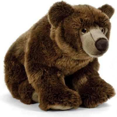 Bruine beer knuffel - pluche - 45 cm - beren - berenknuffel - bosdieren knuffels - Speelgoed