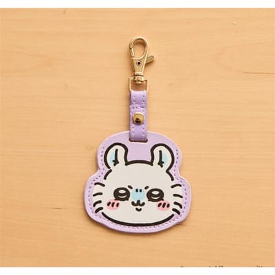 Chiikawa Inductie IC-kaarthouder, Schattige Hachiware Usagi Toegangskaart Beschermhoes, Sleutelhanger Hanger, en Accessoire Cartoon IC card case white