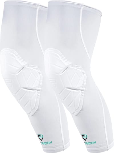GAMEPATCH | Knee pads | Wit | Maat XS | Basketball | Handball | Urban Sports