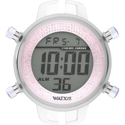 Montre Watxandco Rwa1130. Boîte, Couleur Rose. Femme. white