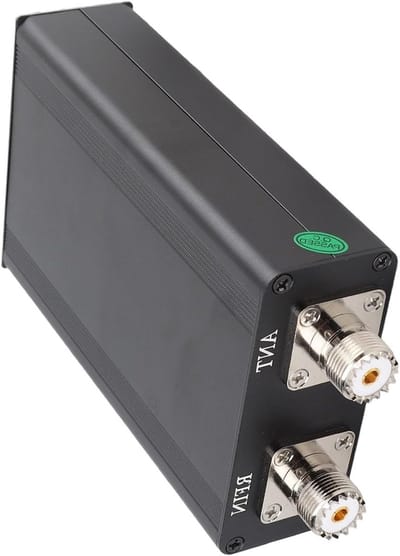 Mini automatische antennetuner met OLED-display, UHF-connector en Type C oplaadpoort, 1.8-55MHz, geschikt voor ATU-100, met hoogwaardige SMD-condensatoren en PIC-chips
