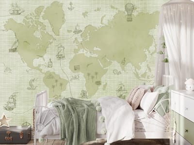 Sam & Luca - Pirate’s Map green