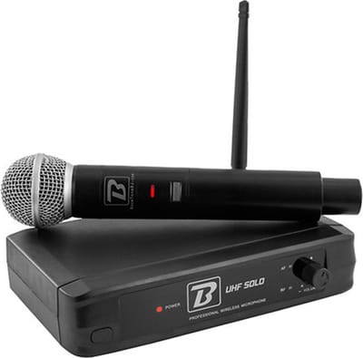 Boomtone DJ SOLO F2 UHF microfoon systeem voor spraak, zang, toespraken, karaoke