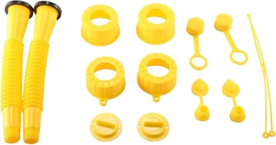 2Sets Gas Kan Uitloop Vervanging, Gas Kan Nozzle Gas Kan Spuiten Vervanging Kit, Voor De Meeste 1/2/5/10 Gallon Olie Blikken