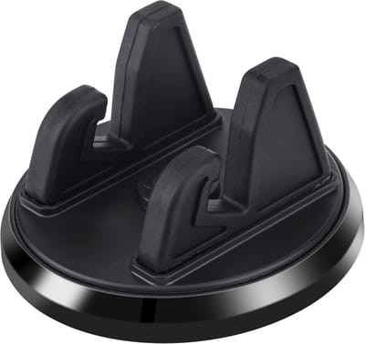 Autohouder voor Mobiele Telefoon, 360° Willekeurig Roteren Houder voor Mobiele Telefoon voor Auto Siliconen Antislip Houder voor Autodashboard voor de Meeste Smartphones (Zwart)