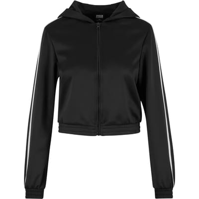 Urban Classics - Cropped Trainings jacket - XXL - Zwart