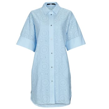 Korte Jurk Karl Lagerfeld BRODERIE ANGLAISE SHIRTDRESS