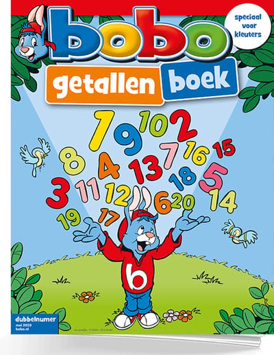 Bobo Getallenboek - Cijfers Leren - Leren Tellen Kleuters - 4-6 jaar