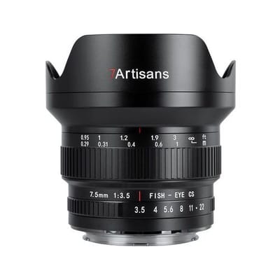 7Artisans 7,5 mm f/3,5 fisheye   Nikon DX