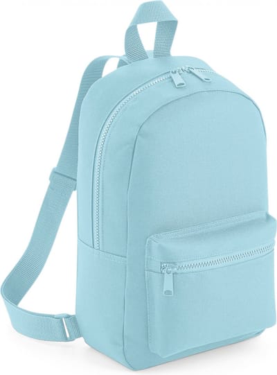 Mini Essential Fashion Backpack/Rugzak Bagbase - 7 Liter Powder Blue