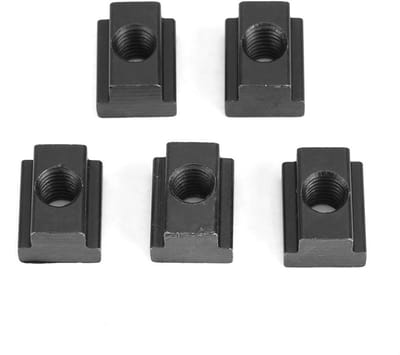 T-Nut voor Carbon Staal M8/M10 Draad met Zwarte Oxide Afwerking voor Machines en Toepassingen