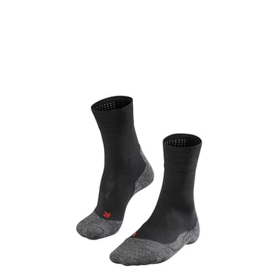FALKE TK2 Sensitive anti-blaar dik wol functioneel materiaal wandelsokken heren zwart - maat 46-48