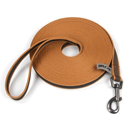 5M/1.5M/3M/2M Middelgrote Kleine Lange Hondentuigje Latex Zijde Gemakkelijk En Handig Training Grote Tweekleurige Hondentuigje 10 Meter (Chocolate,1.5M) Chocola