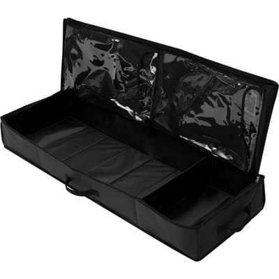 Opbergtas voor inpakpapier 600D Oxford-stof Inpakpapier Onderbed Opbergcontainer voor Lint Strik Type 1 black