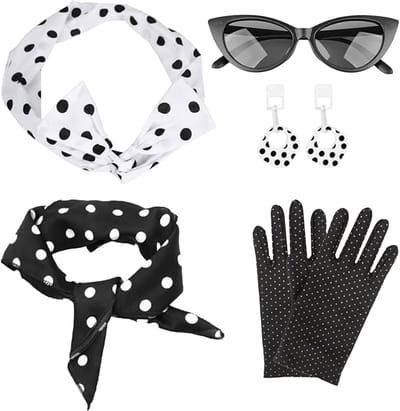 Stijlvolle Damesmode voor Rolspelen: Vintage Kostuums, Polka Dots, Hoofddoeken, Handschoenen en Accessoires voor Feesten en Carnaval