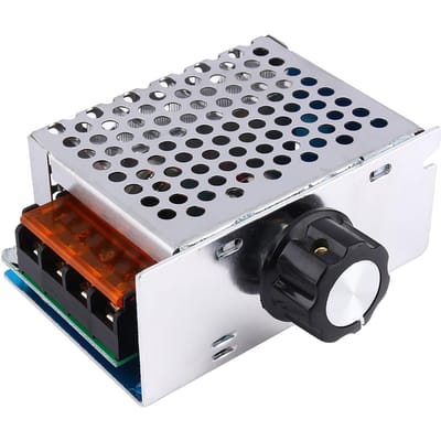 Hoogvermogen 4000W AC 220V SCR-snelheidsregelaar Motor Elektronische spanningsregelaar wit