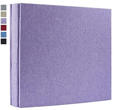 Fotoboek 10x15 cm met 600 Pockets, Linnen Kaft - Voor Horizontale en Verticale Foto's van Bruiloften, Kinderen en Familie