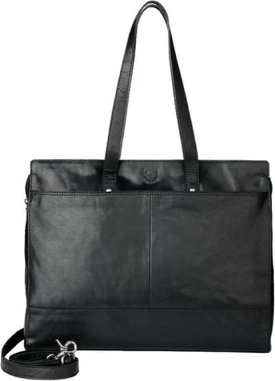 Rise of Rosa Brenton Dames laptoptas - 15 inch - Werktas A4 - Leer - Zwart