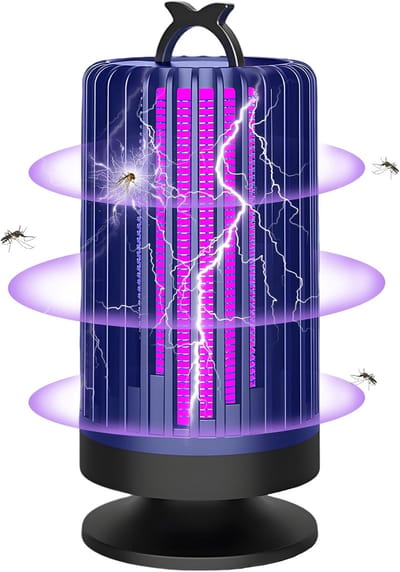 VHV - Muggenlamp - USB Elektrische Insectenlamp 360° UV Vliegenvanger - Draagbare Vliegenlamp voor Binnen, Kantoor en Patio