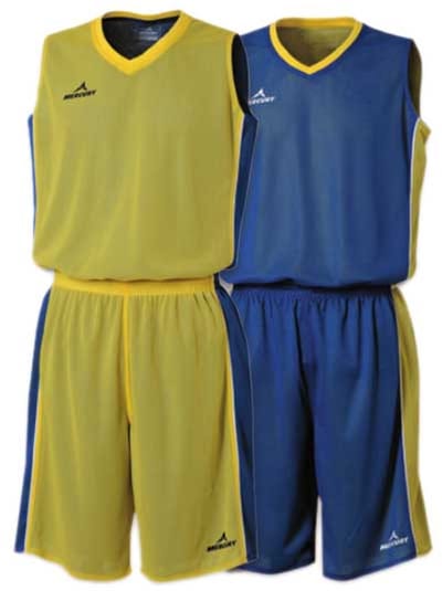 Mercury Equipment Dallas Reversible Set Zonder Mouwen Geel,Blauw L Man