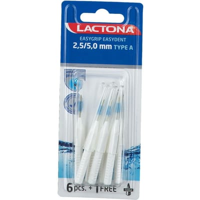 Lactona Ragers Easygrip Type A 2,5-5 mm - Tandenrager - 6 stuks