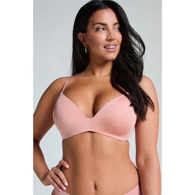 Hunkemöller Dames Lingerie Voorgevormde bh zonder beugel Mona - Roze - maat B75