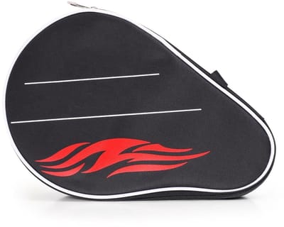 JHUBERS- Paddle Bag met Opbergruimte - Tafeltennis Racket Case - Oxford Materiaal - Inclusief Ballen Pouch - Draagtas voor Peddels - Geschikt voor Tafeltennis - Rackettas