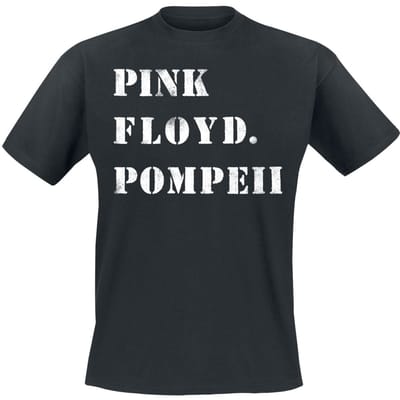 Pink Floyd T-shirt - Pompeii Stencil - S tot 3XL - voor Mannen - zwart