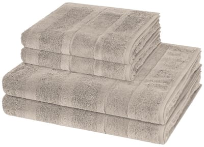 Cawö Sonstiges 2 X handdoek 2 X douchehanddoek - in set 4 pack Noblesse