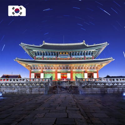 InternationalSIM Data Simkaart Zuid-Korea - 10 GB - 30 dagen