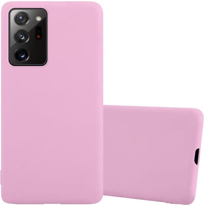 Cadorabo Hoesje geschikt voor Samsung Galaxy NOTE 20 PLUS in CANDY ROZE - Beschermhoes gemaakt van flexibel TPU silicone Case Cover