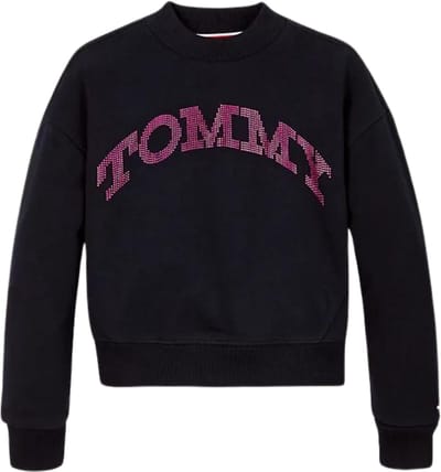 Tommy Hilfiger Kids Varsity Sweater - Girls - Donkerblauw - 12 jaar