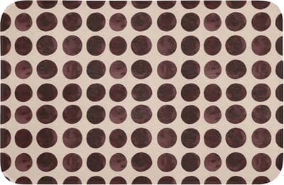 WC mat 60x40 cm - Antislip - Stippen - Patroon - Bruin - Toiletmat - Vloermat - Douchemat - Toilet tapijt - Toiletmatten