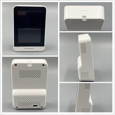 Luchtkwaliteitsmeter - CO2 Detector - Binnenlucht Meten - 5 In 1 Sensor - 1200 mAh Batterij - Zwart