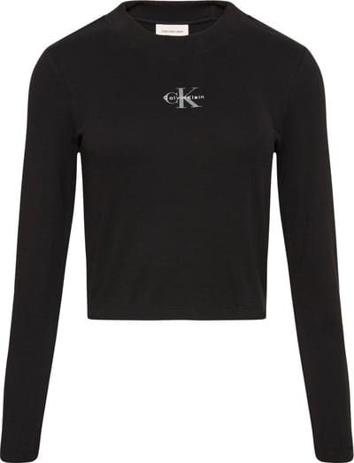 Calvin Klein Jeans Ls Monologo Baby Tee