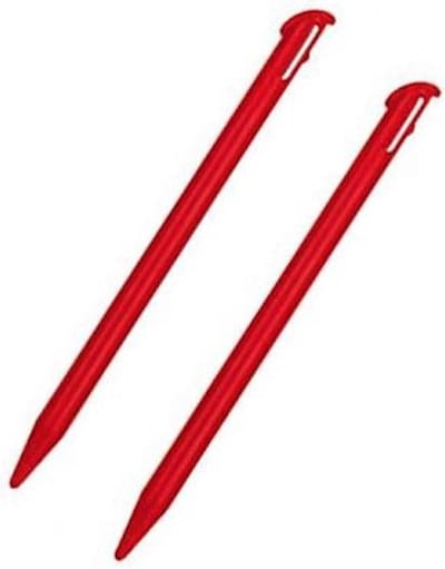 2x Stylus pen geschikt voor Nintendo New 3DS XL Rood