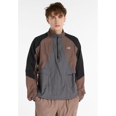 New Balance Run Water Resistant Jacket Earthsha Taglia: L | Giacche leggere Outlet | Uomo | Marrone