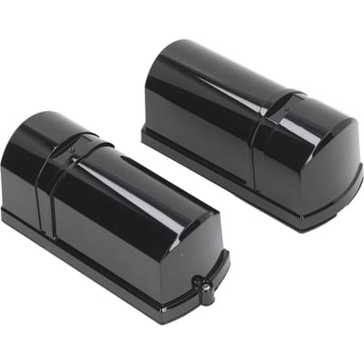 2-straals alarm met afstandsbediening, actieve infraroodsensor, detectie via hek, zender/ontvanger, AC12-18V, DC12-24V black