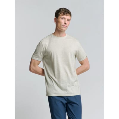 No Excess T-shirt Crewneck Melange Kit Maat: XXXL | Basic T-Shirts Outlet | Heren | Beige
