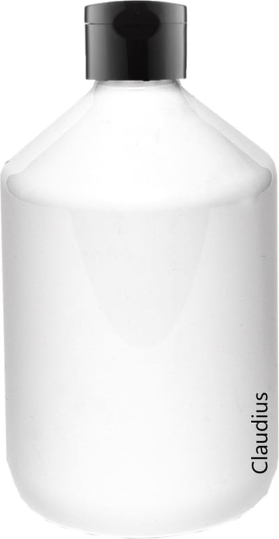Lege plastic Fles 500 ml PET apothekersfles wit - met zwarte klepdop - set van 10 stuks - navulbaar - leeg