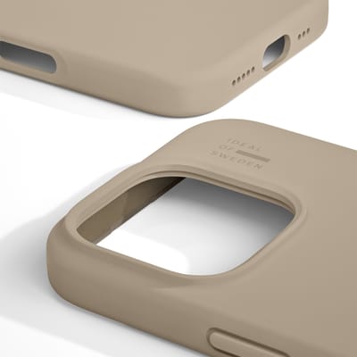 iDeal of Sweden Silicone Case geschikt voor Apple iPhone 16 Pro - Beige