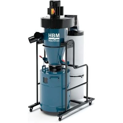 HBM Mobiele Stofafzuiginstallatie 2200 Watt (400 Volt)