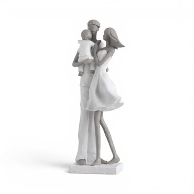 Beeld Gezin Koppel En Kind 31 cm